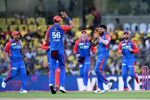 CSK chase fails CSK vs DC IPL 2025