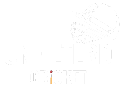 Cricket unfiltered - Logo - White - Unfiltered Cricket - Cricket Unfiltered