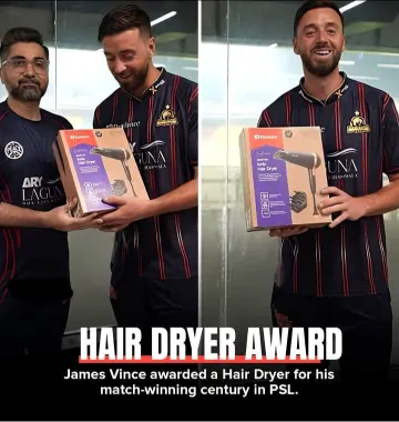 James Vince Hair-Dryer Award KK vs MS PSLX